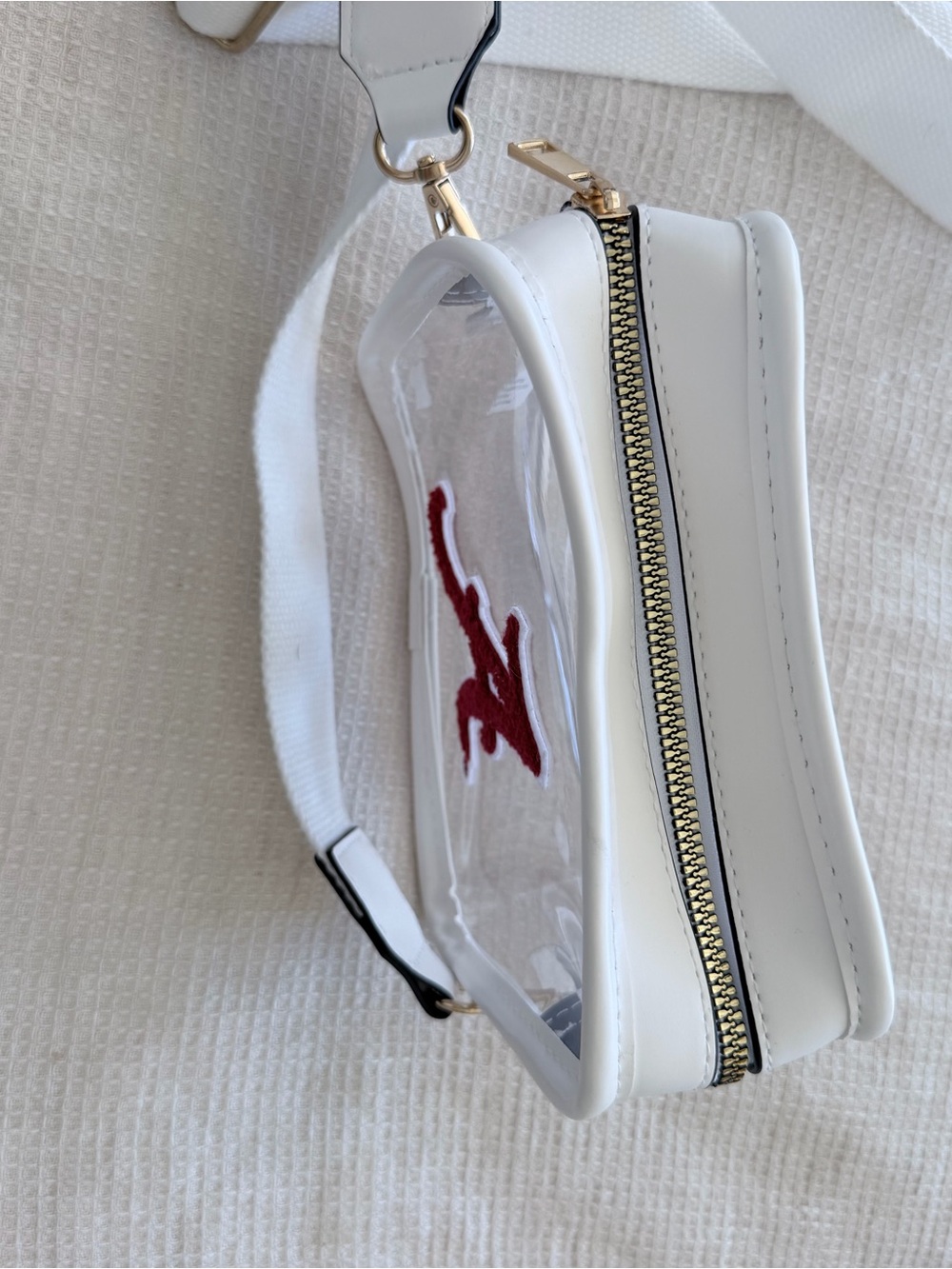 Alabama Clear Crossbody Bag, used 1x high quality - stadium approved - Picture 6 of 8